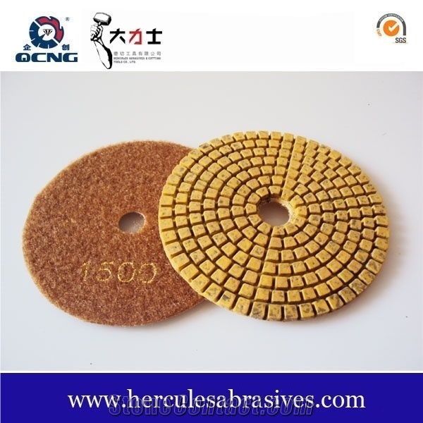 Economy Wet Diamond Polishing Pads With Silver