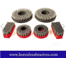 Fickert Diamond Grinding Brush To Gain Leather