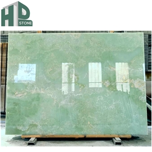 Natural Green Onyx Green Jade Slabs Tiles