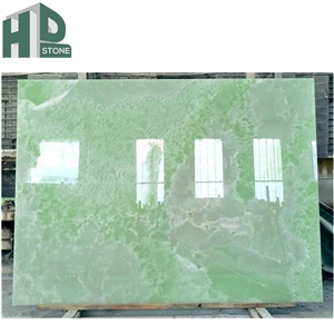 Natural Green Onyx Green Jade Slabs Tiles