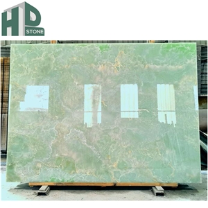 Natural Green Onyx Green Jade Slabs Tiles