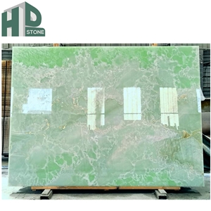 Natural Green Onyx Green Jade Slabs Tiles