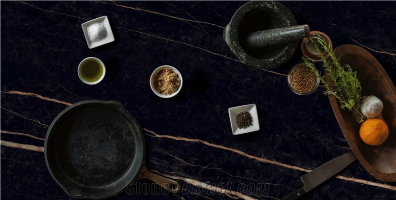 Black Aziza Porcelain Selection