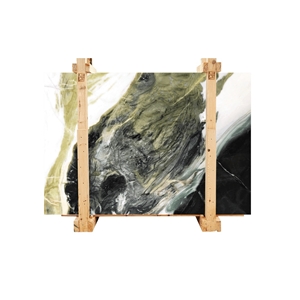 Panda Green Wave Marble