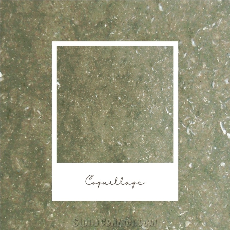 Sea Grass Limestone - Rustic Green Limestone Slabs