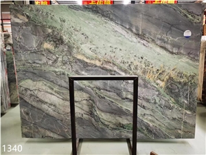 Brazil Elegant Gray Quartzite Slab In China Market