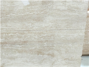 Classic Medium Denizli Turkey Light Beige Travertine Slab