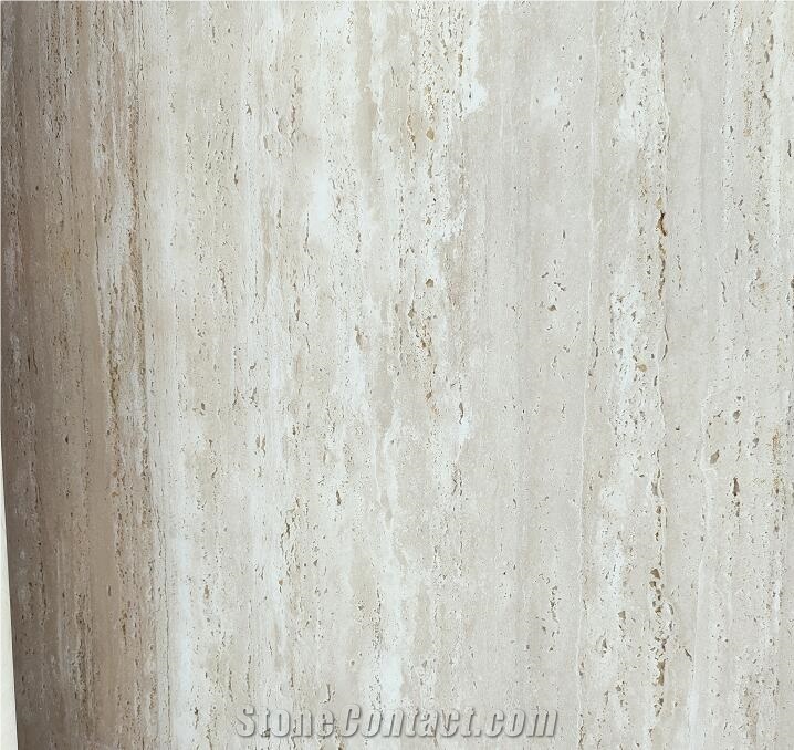 Classic Medium Denizli Turkey Light Beige Travertine Slab