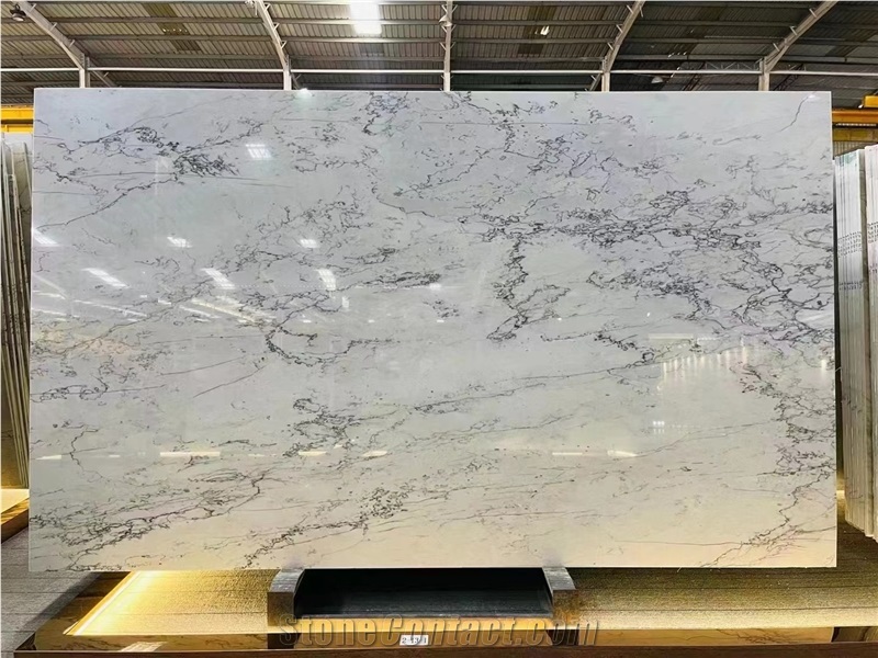 Olympia Blue Quartzite Slab Tile In China Stone Market