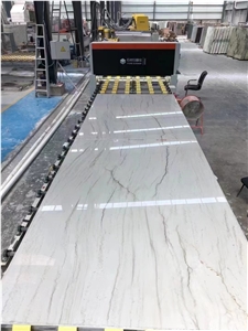 Oslo White Quartzite Slab In China Stone Market
