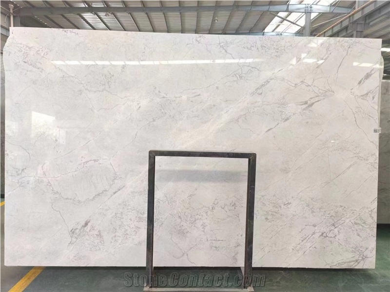 Oslo White Quartzite Slab In China Stone Market