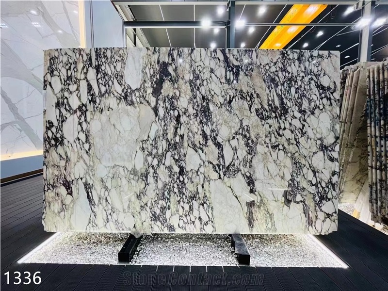 San Angelo Breccia Vagli Violetta Lilac Marble Slab