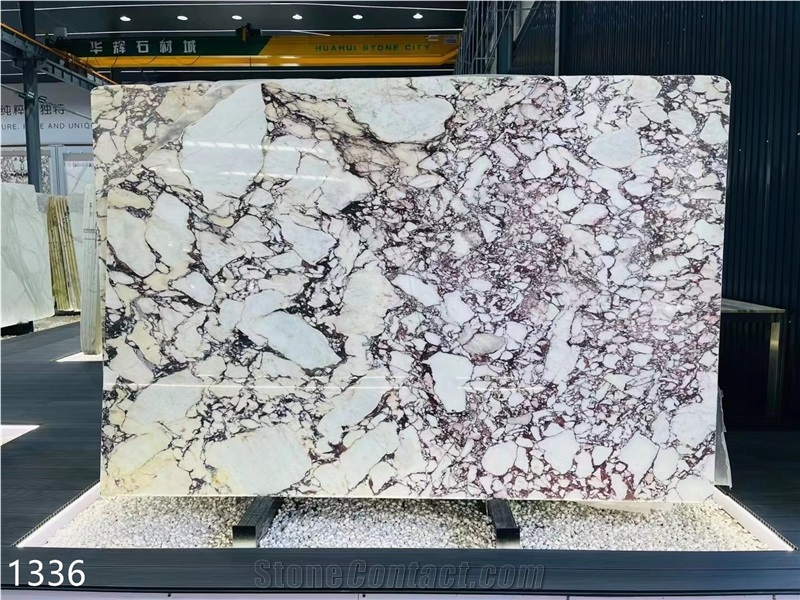 San Angelo Breccia Vagli Violetta Lilac Marble Slab