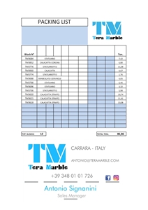 Bianco Carrara Marble Blocks