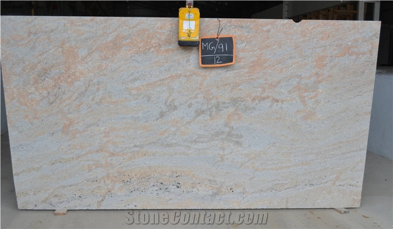 Ivory Chiffon Granite Slabs