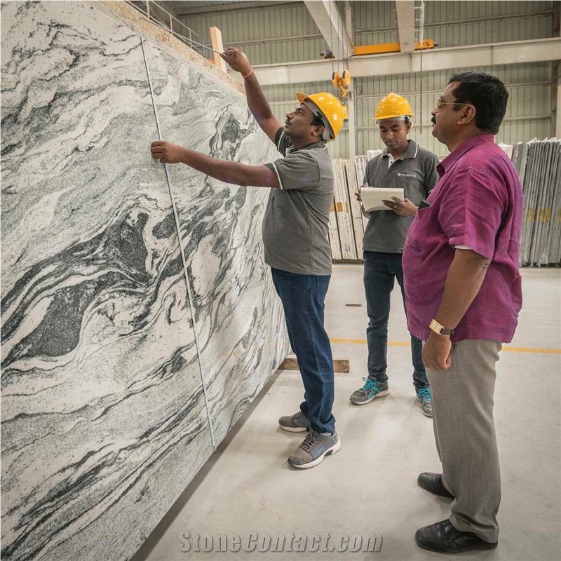 New Viscont White Granite Slabs