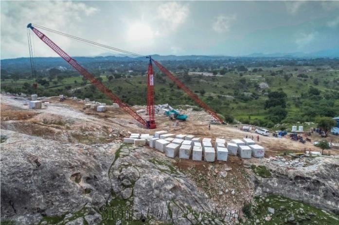Terra Azul Granite- Blue Flower Granite Quarry