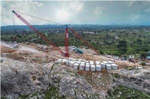 Terra Azul Granite- Blue Flower Granite Quarry