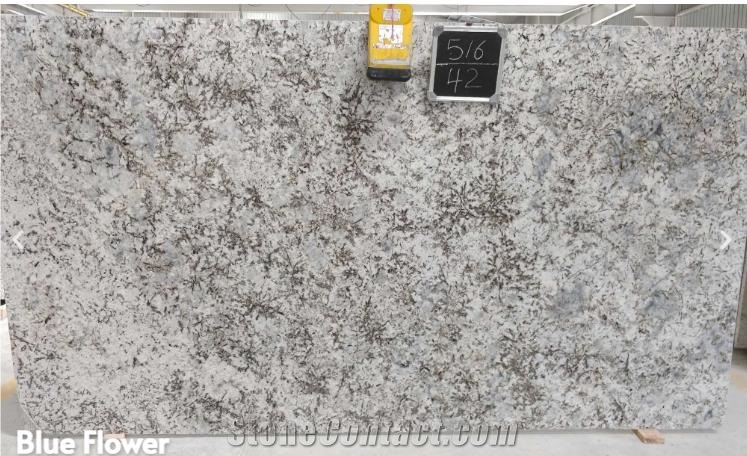 Terra Azul Granite- Blue Flower Granite Quarry