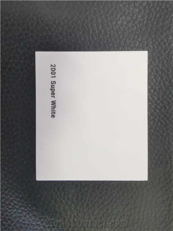 Goldtop Stone OEM/ODM Super White Quartz Big Slab