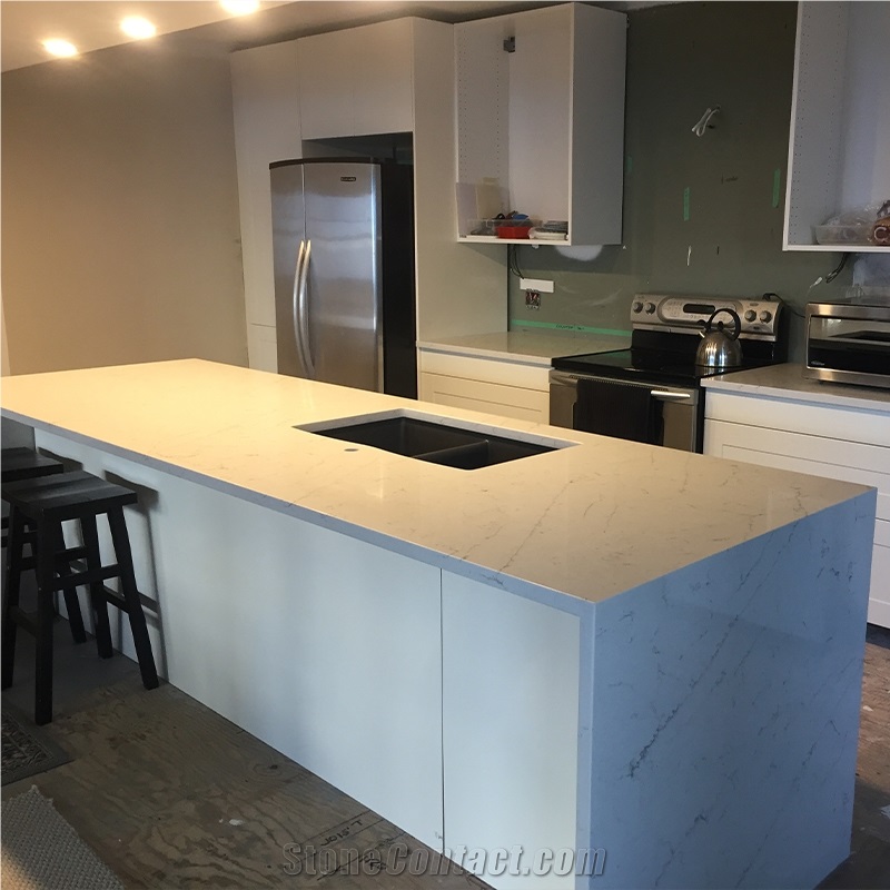 Hot Sale Artificial Stone Carrara Quartz Decorative Stone