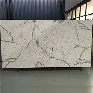 New Design Artificial Stone Calacatta Gold Quartz Slabs