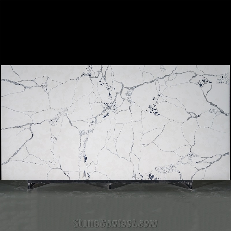 New Design Artificial Stone Calacatta Gold Quartz Slabs
