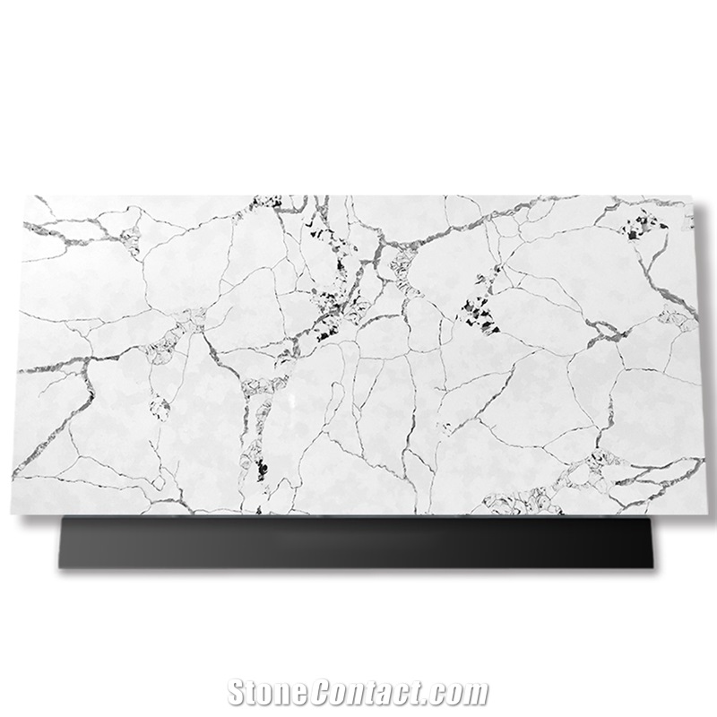 New Design Artificial Stone Calacatta Gold Quartz Slabs