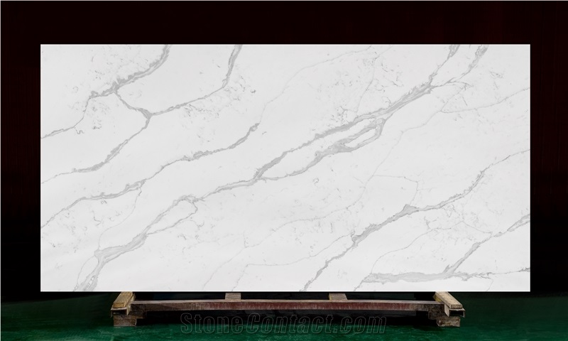 OEM/ODM Chinese Artificial Stone White Calacatta Quartz