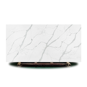 Pure White Quartz Background Slab China Quartz Slabs
