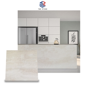 Italy Ivory White Travertine Claddling Wall Travertine Slabs