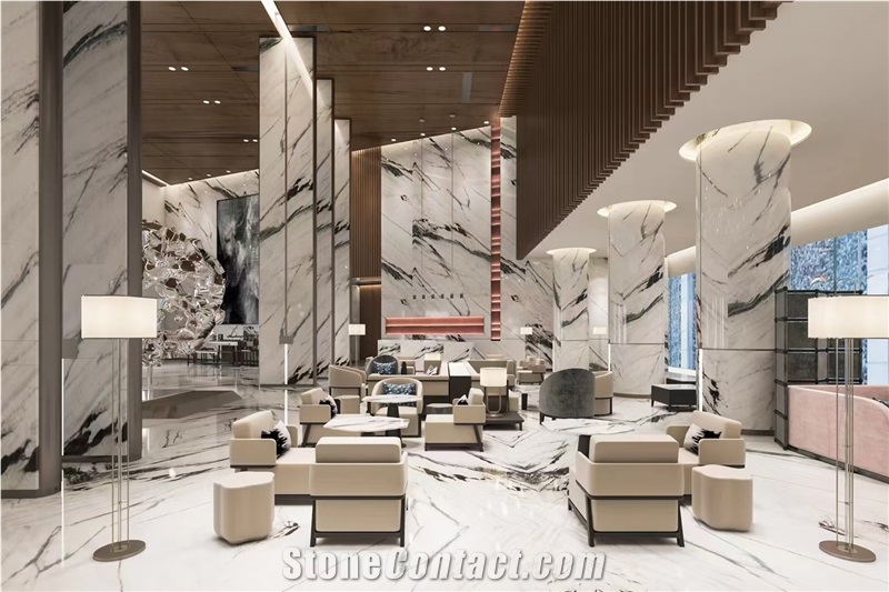 New Panda White Marble Slabs Tiles For Kitchen Design