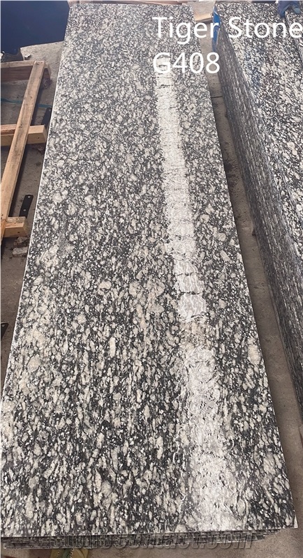G408 Spray White Granite Countertop