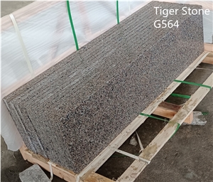 G564 Granite Tropical Brown Stairs, Steps