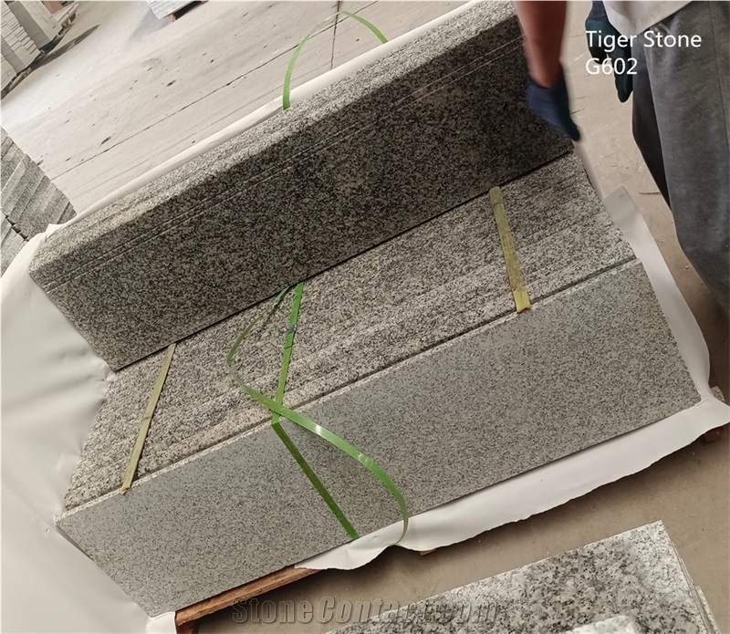 Polished G602 Granite Steps