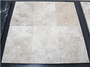 Classic Light Travertine 3Cm Tumbled Pool Deck Pavers F.P Set Classic Light Travertine 3Cm Tumbled Pool Deck Pavers F.P Set