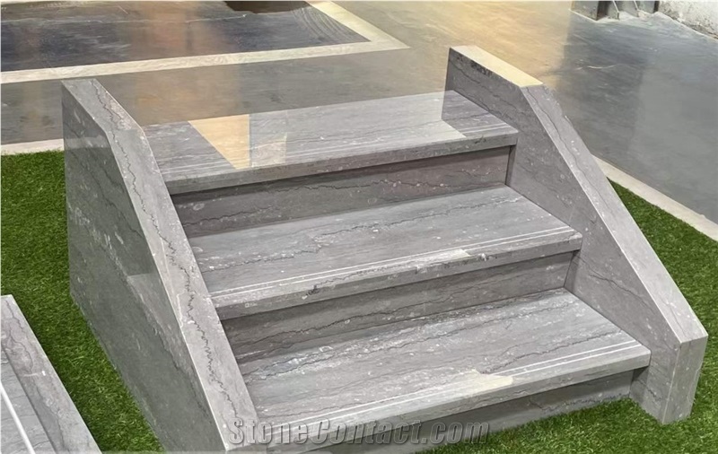 Cardi Grey Marble Stair  Treads Steps