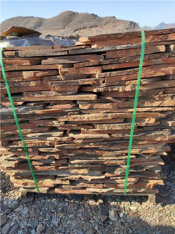 Cheap  Rusty Slate Flagstone Irregular Crazy  Pattern Patio