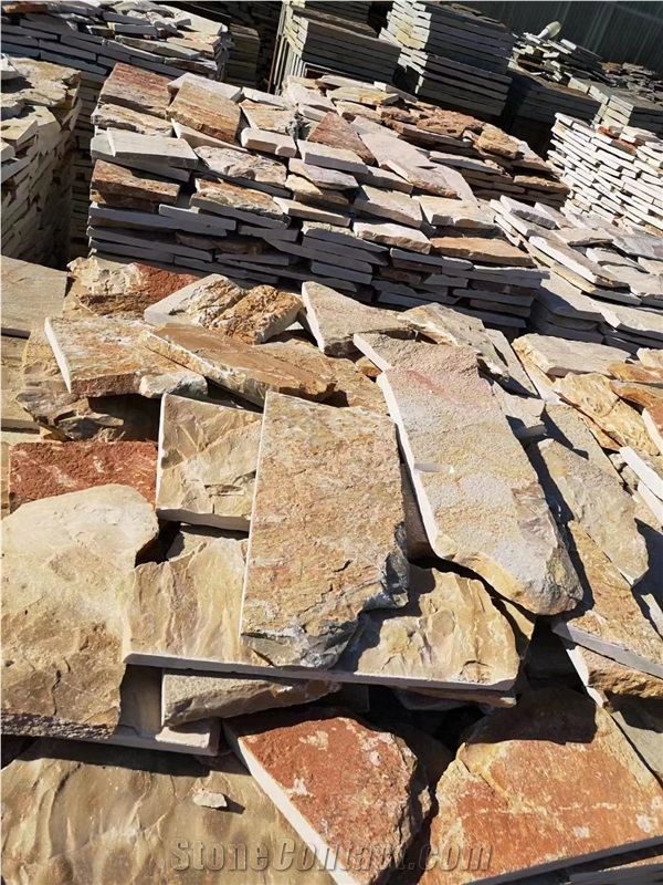 Cheap  Rusty Slate Flagstone Irregular Crazy  Pattern Patio