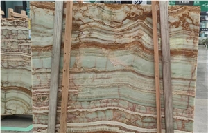 Smeralda GREEN JADE Onyx SLAB POLISH