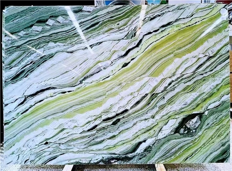 Jade Green Marble Slab