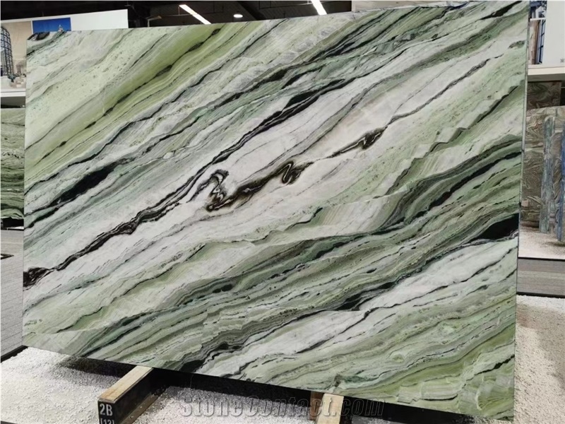 Jade Green Marble Slab