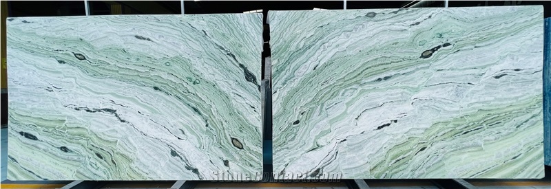 Jade Green Marble Slab