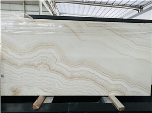 Wave Ivory Onyx Slab