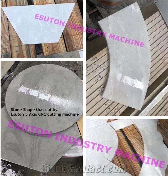 5 Axis Natural Stone-Artificial Stone CNC Bridge Cutting Machine