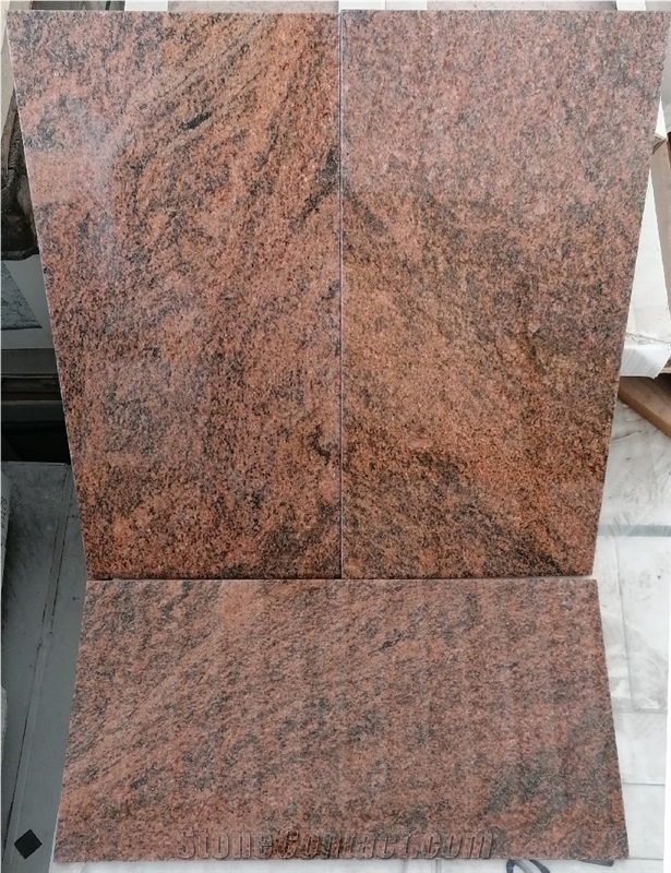 Rosso Multicolor Red Granite Slabs, Indian Red Granite Tiles