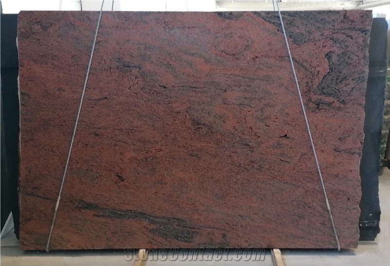 Rosso Multicolor Red Granite Slabs, Indian Red Granite Tiles