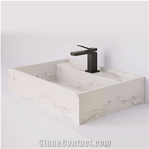 Quartz Stone Bathroom Sink