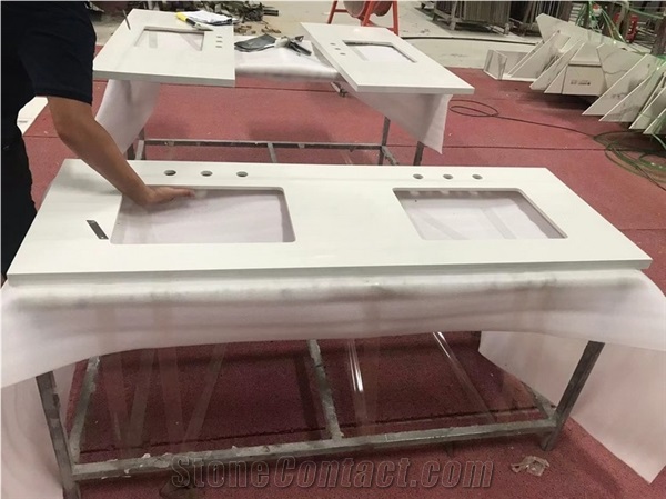 Sintered Stone Bathroom Countertop Vanity Tops Sinks