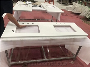 Sintered Stone Bathroom Countertop Vanity Tops Sinks
